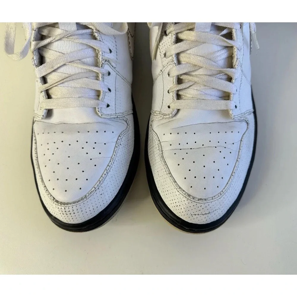 Nike Air Jordan 1 Retro Cinco De Mayo Mens White 2009 Sneaker 136065-107 Size 12